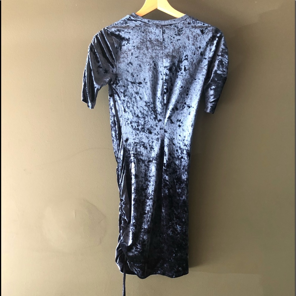 Velvet mini dress